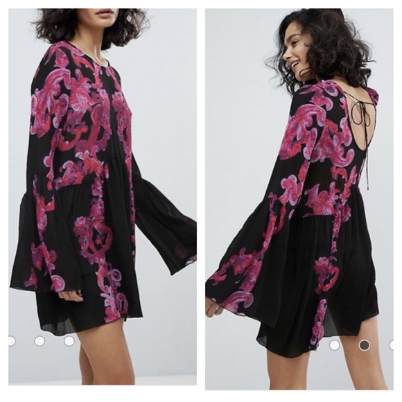 Free People Petal Combo Symphony Slip Tunic Dress - Picture 8 of 8